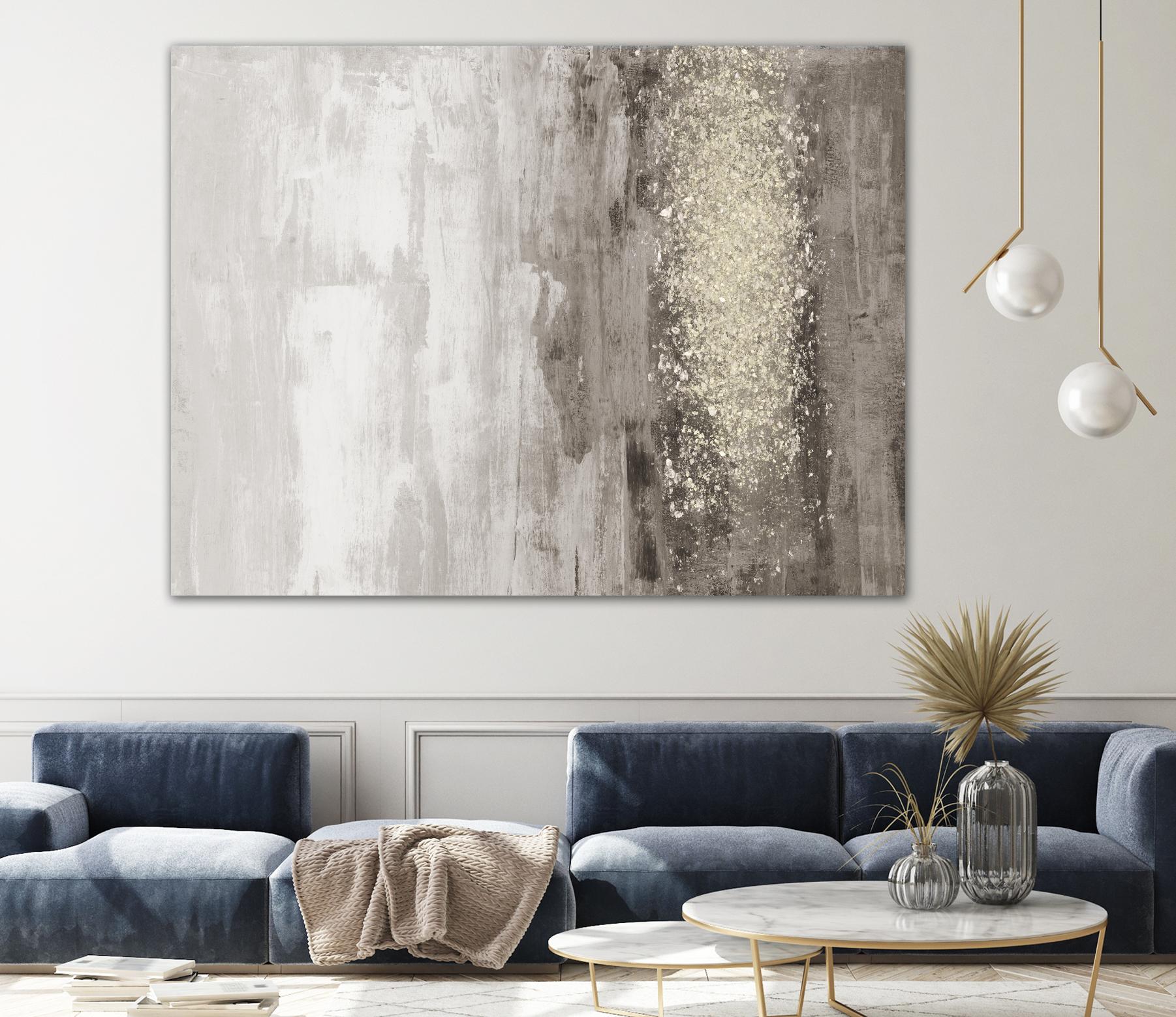 Glitter Rain I by Jennifer Goldberger on GIANT ART - abstract