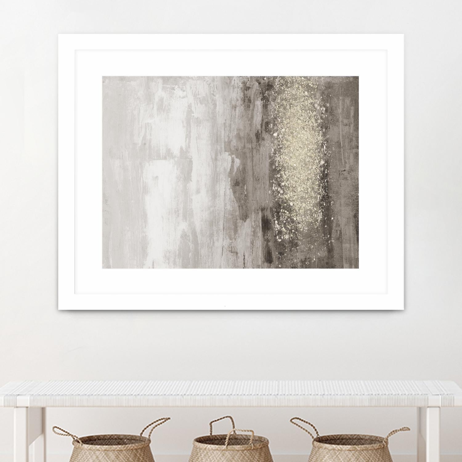 Glitter Rain I by Jennifer Goldberger on GIANT ART - abstract