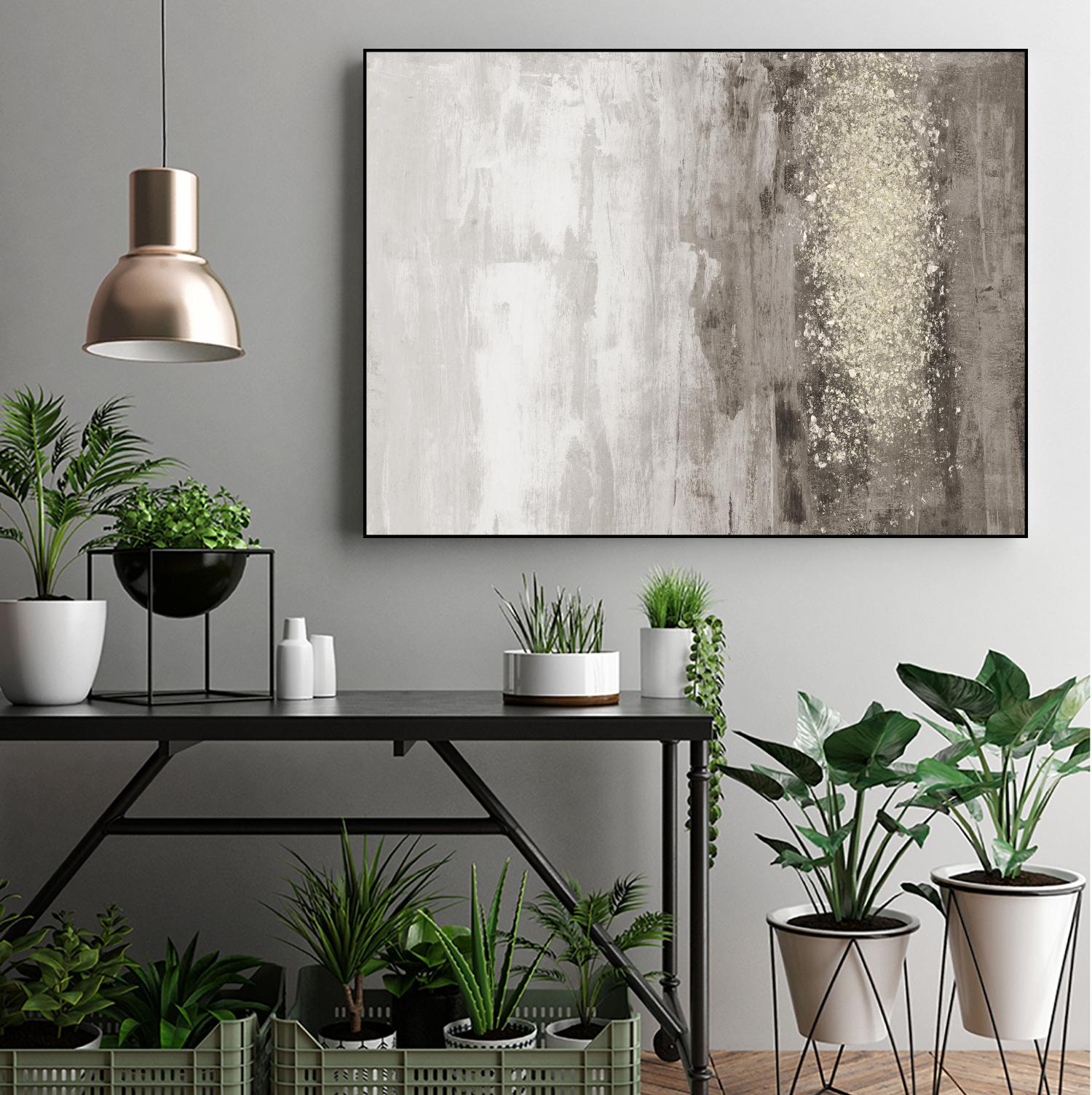 Glitter Rain I by Jennifer Goldberger on GIANT ART - abstract