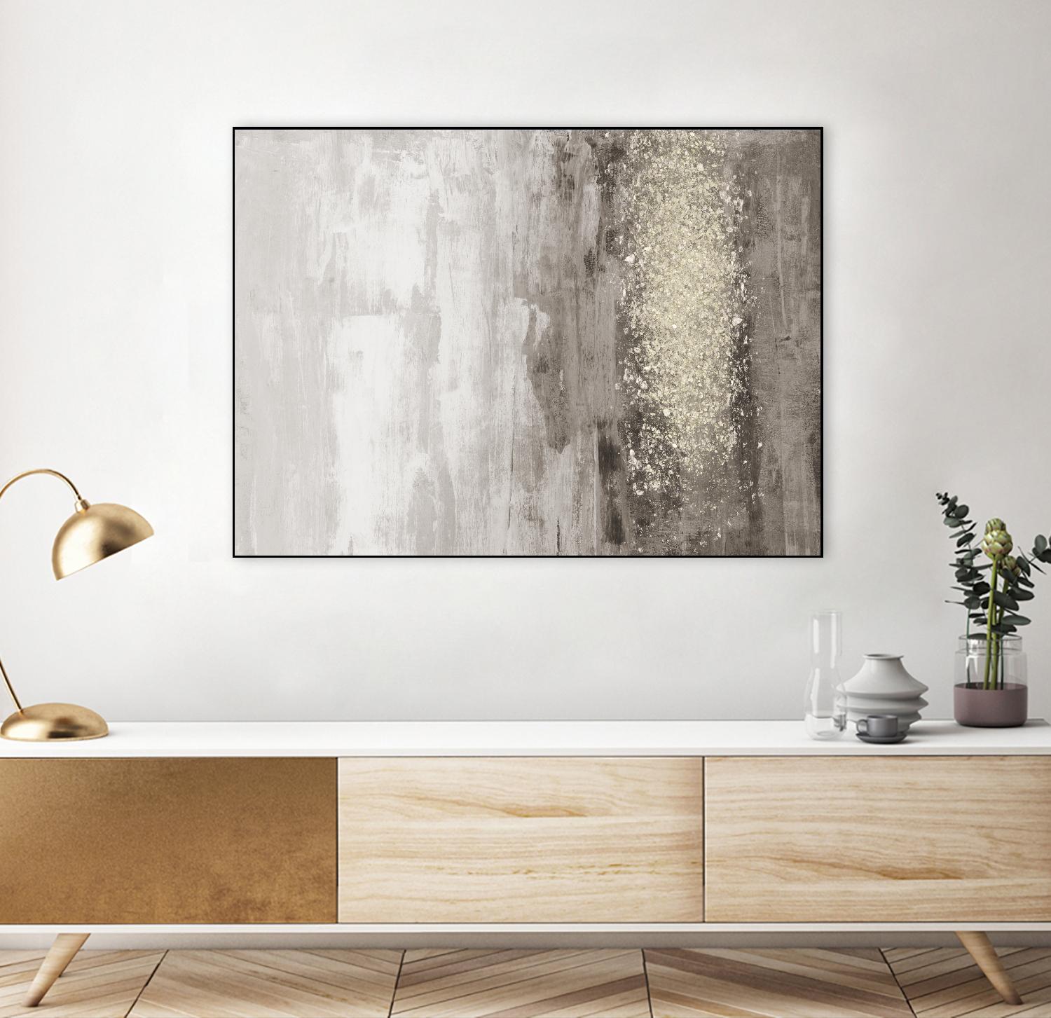 Glitter Rain I by Jennifer Goldberger on GIANT ART - abstract