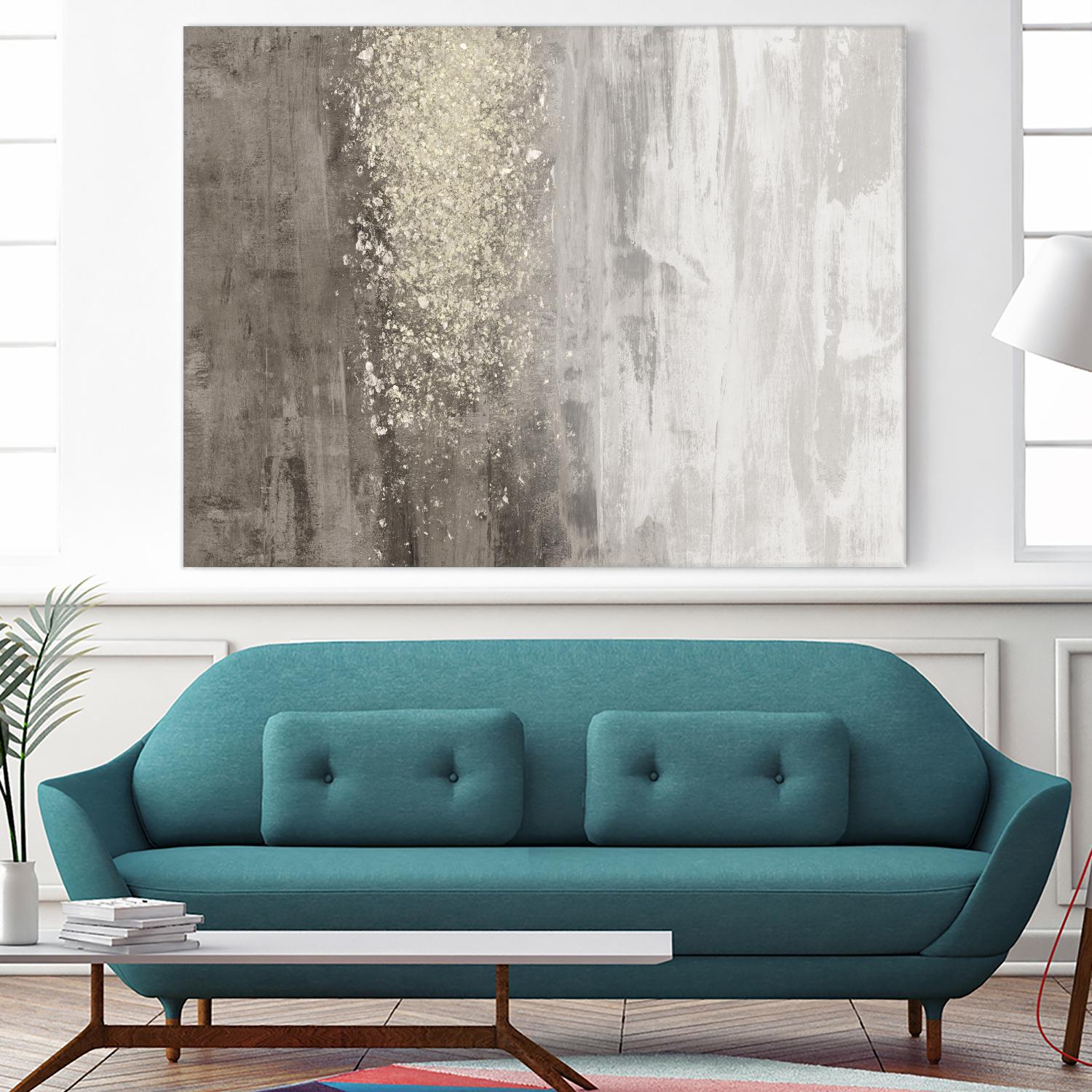 Glitter Rain II by Jennifer Goldberger on GIANT ART - abstract