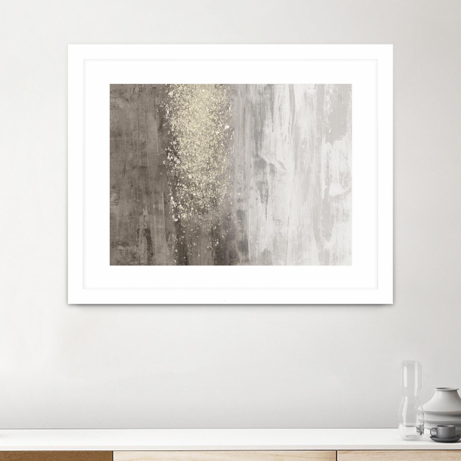 Glitter Rain II by Jennifer Goldberger on GIANT ART - abstract