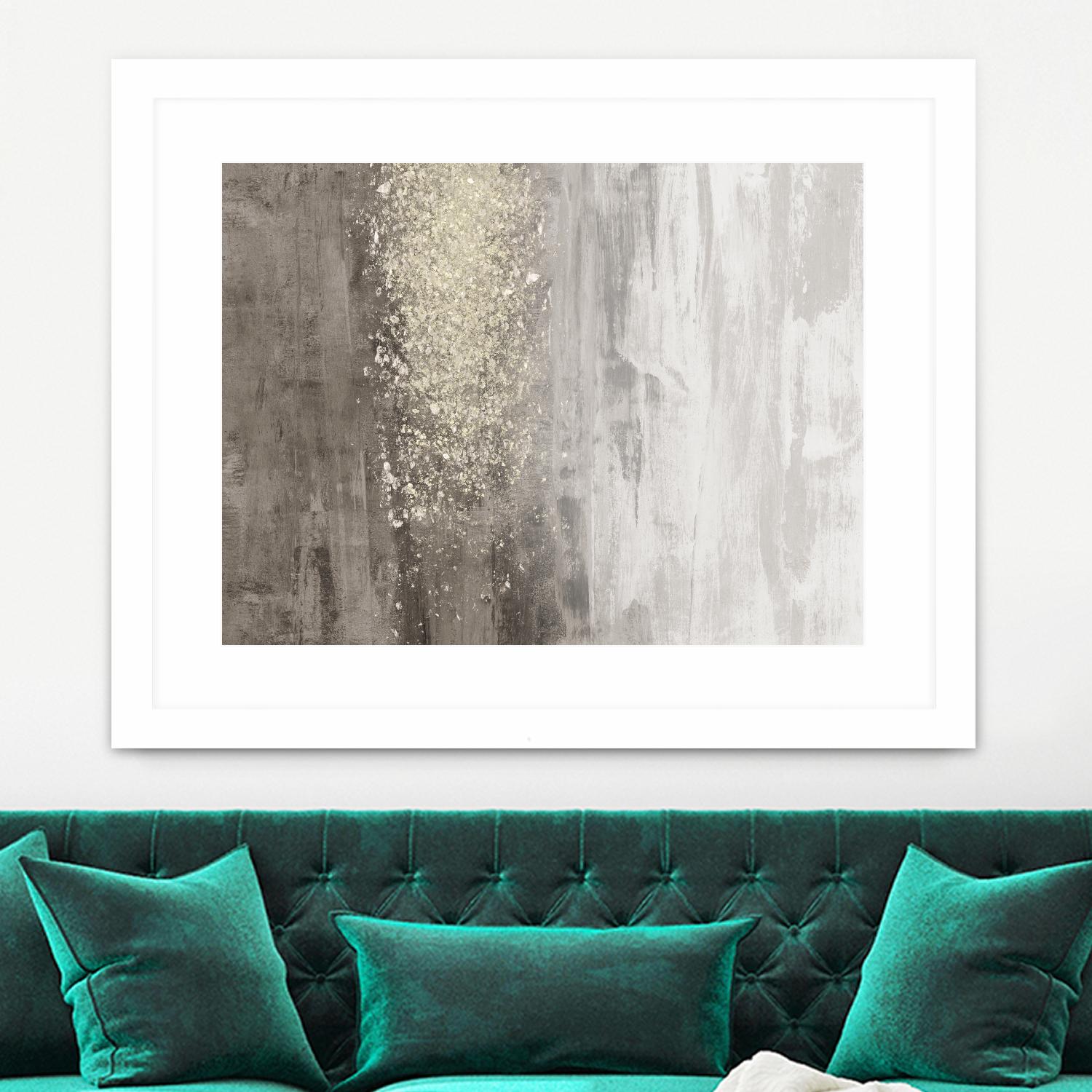 Glitter Rain II by Jennifer Goldberger on GIANT ART - abstract