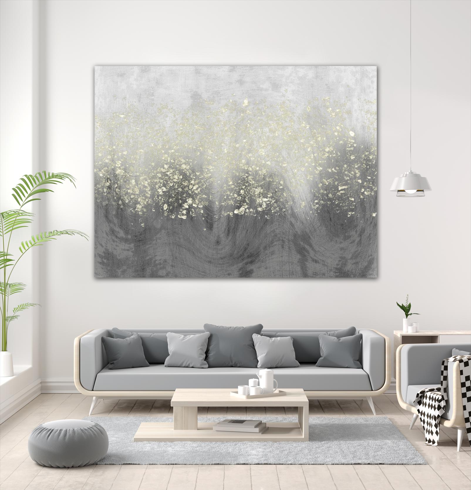 Glitter Swirl I by Jennifer Goldberger on GIANT ART - brown abstract