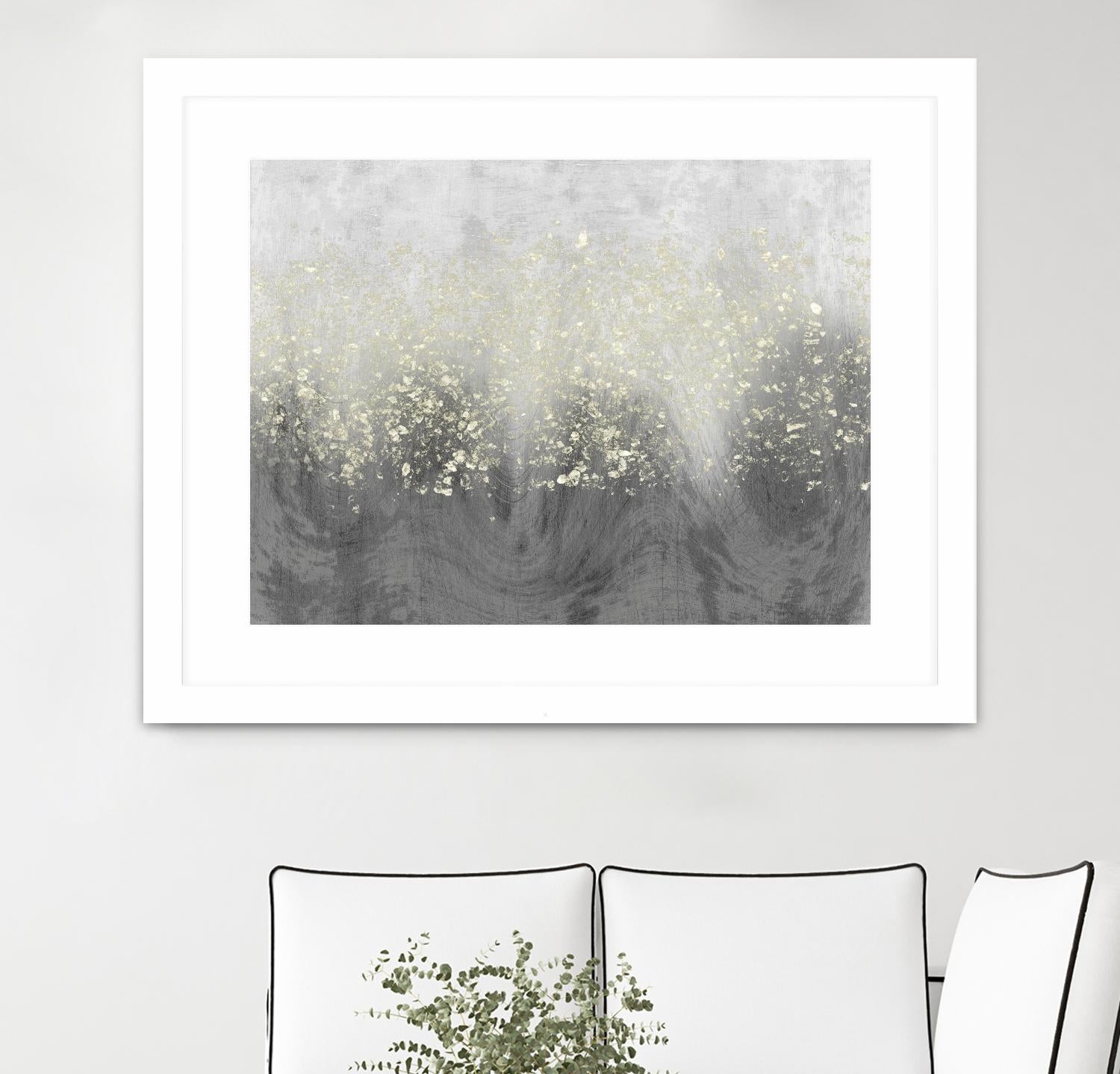 Glitter Swirl I by Jennifer Goldberger on GIANT ART - brown abstract