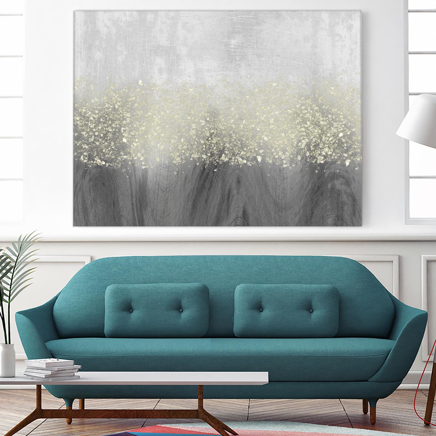 Glitter Swirl II by Jennifer Goldberger on GIANT ART - brown abstract