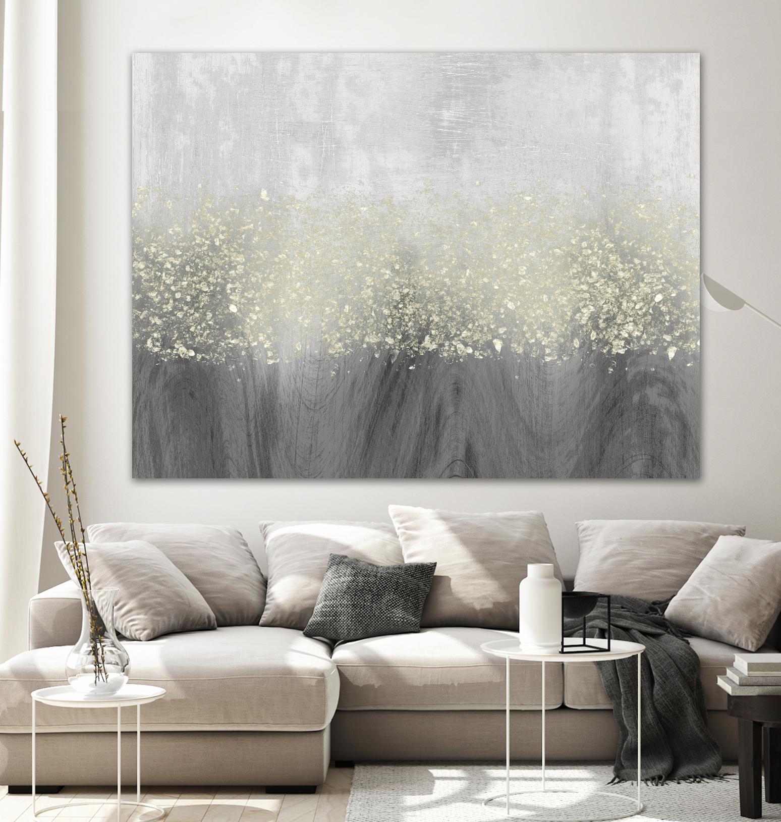 Glitter Swirl II by Jennifer Goldberger on GIANT ART - brown abstract