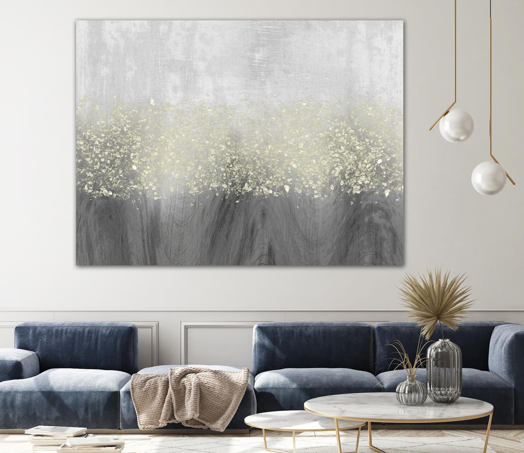 Glitter Swirl II by Jennifer Goldberger on GIANT ART - brown abstract