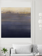 Indigo Sundown I by Victoria Borges on GIANT ART - pink abstract