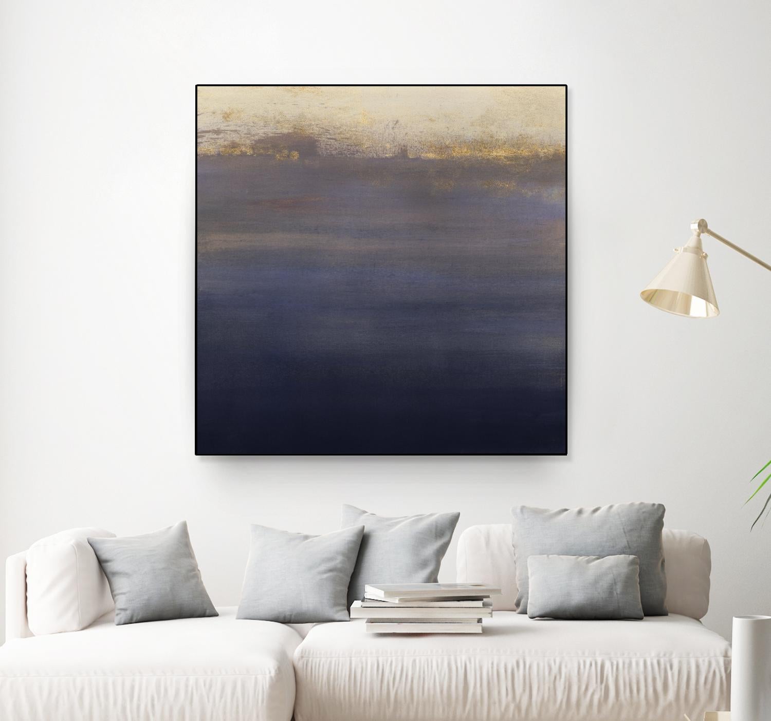 Indigo Sundown I by Victoria Borges on GIANT ART - pink abstract
