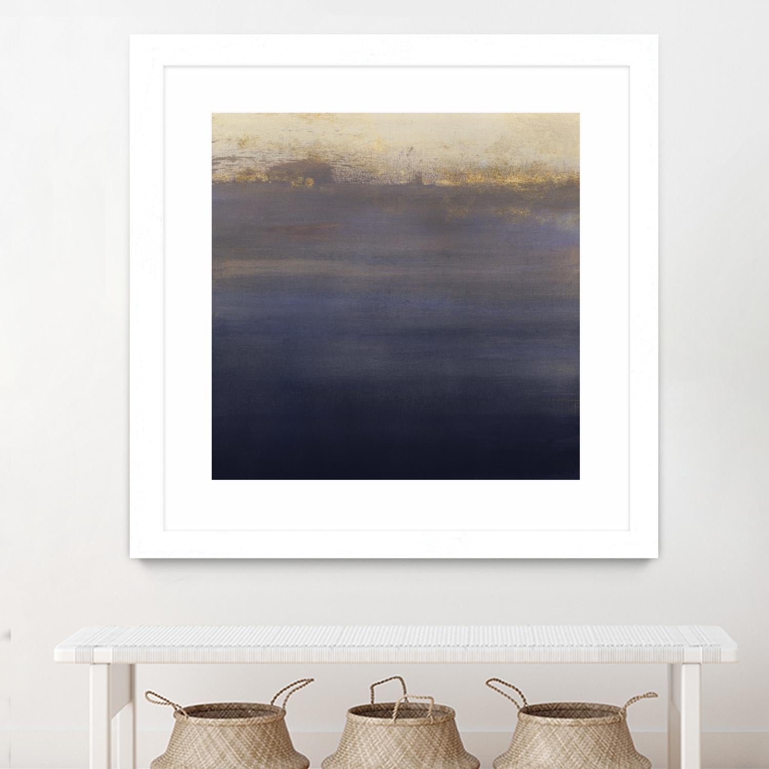 Indigo Sundown I by Victoria Borges on GIANT ART - pink abstract
