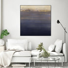 Indigo Sundown I by Victoria Borges on GIANT ART - pink abstract
