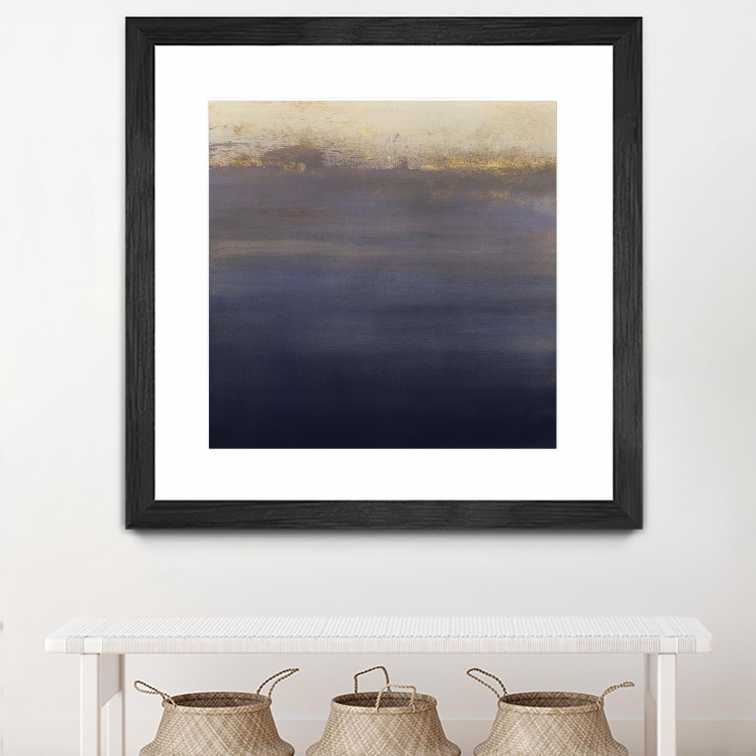 Indigo Sundown I by Victoria Borges on GIANT ART - pink abstract