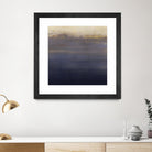 Indigo Sundown I by Victoria Borges on GIANT ART - pink abstract