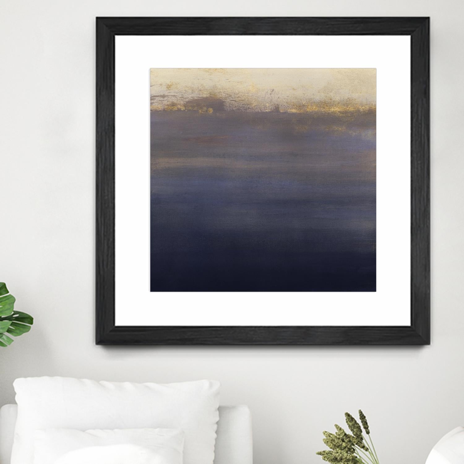 Indigo Sundown I by Victoria Borges on GIANT ART - pink abstract