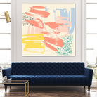 Retro Op II by Jennifer Goldberger on GIANT ART - pink abstract