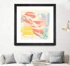 Retro Op II by Jennifer Goldberger on GIANT ART - pink abstract