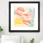 Retro Op II by Jennifer Goldberger on GIANT ART - pink abstract