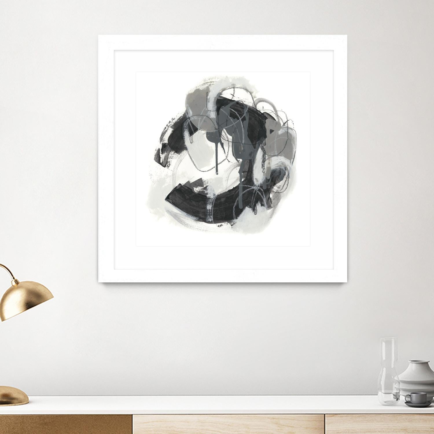 Obsidian Arc I by June Erica Vess on GIANT ART - abstract