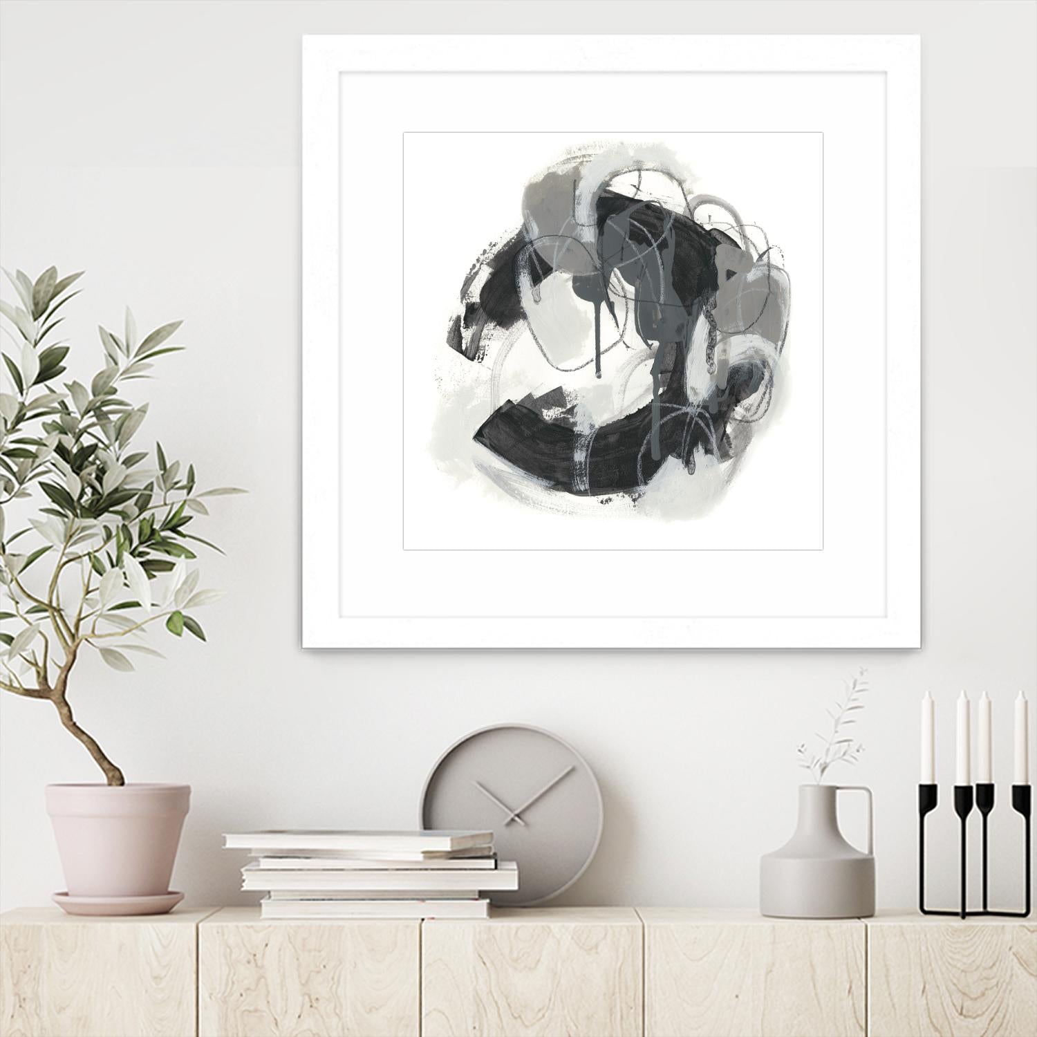 Obsidian Arc I by June Erica Vess on GIANT ART - abstract