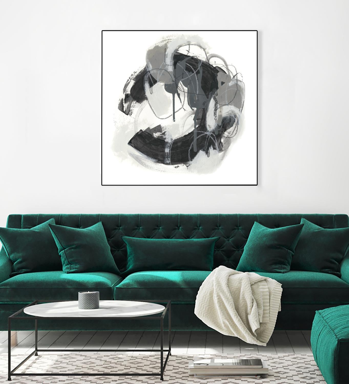 Obsidian Arc I by June Erica Vess on GIANT ART - abstract