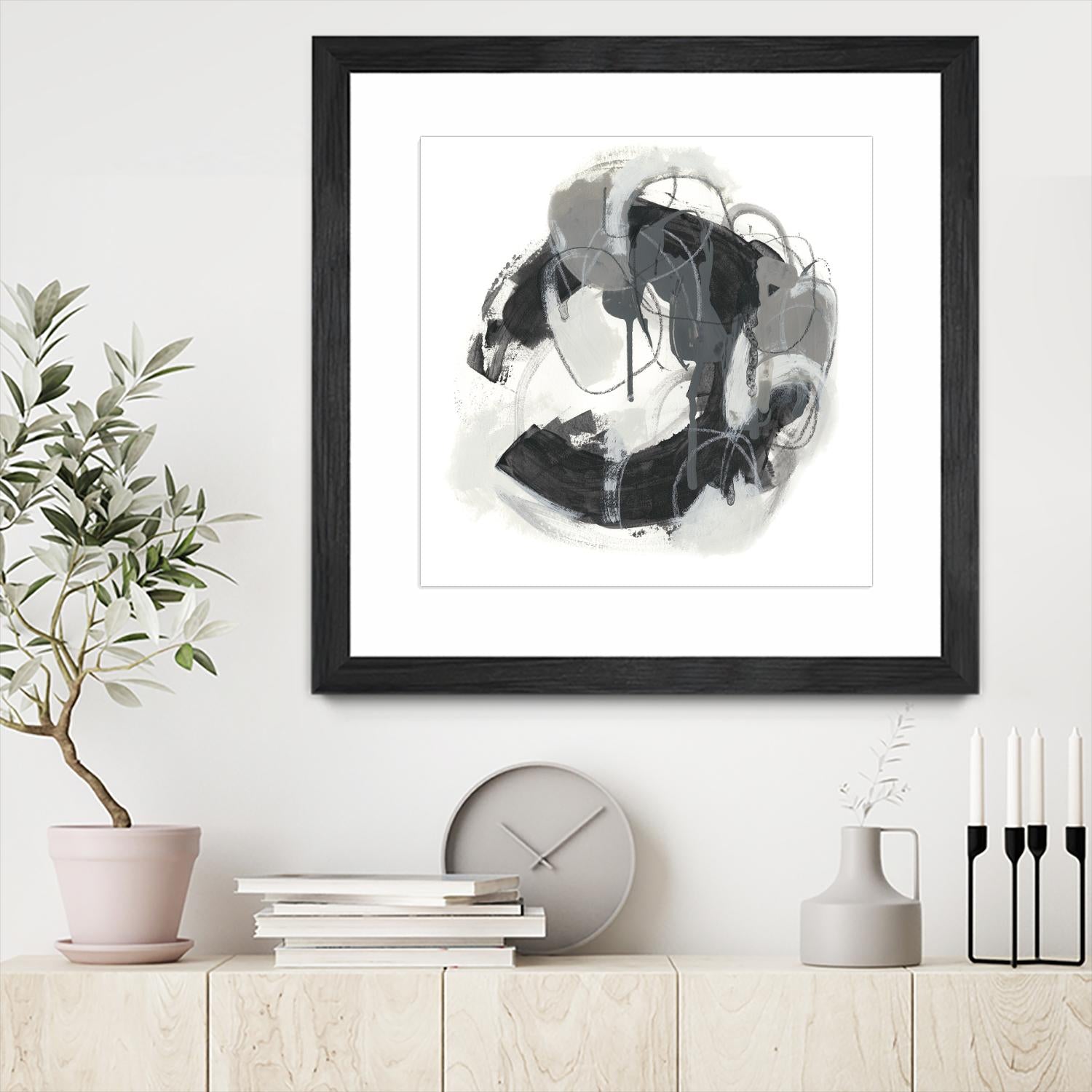 Obsidian Arc I by June Erica Vess on GIANT ART - abstract