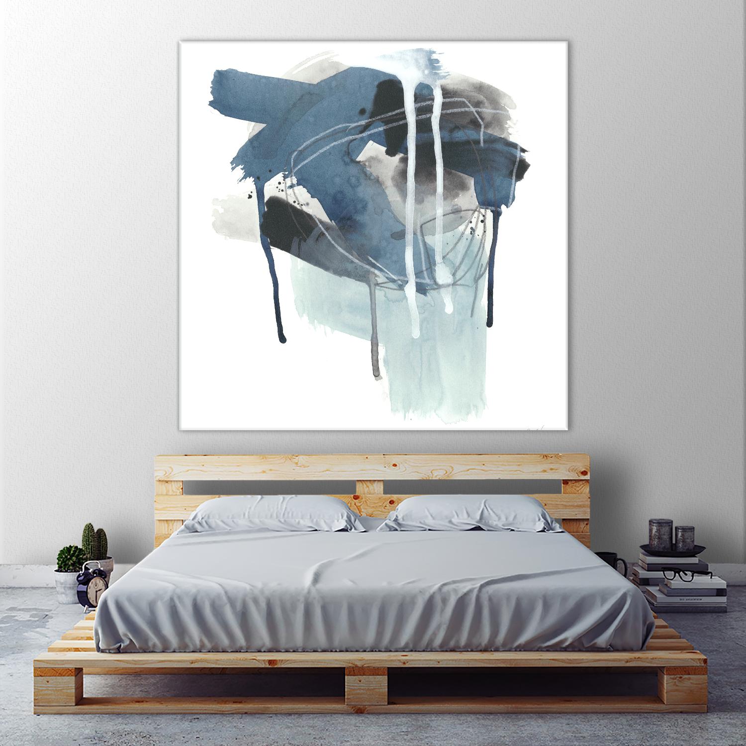 Incidental Indigo III by June Erica Vess on GIANT ART - blue abstract