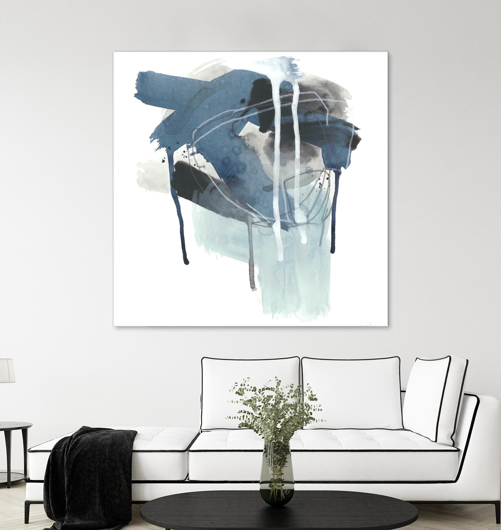 Incidental Indigo III by June Erica Vess on GIANT ART - blue abstract