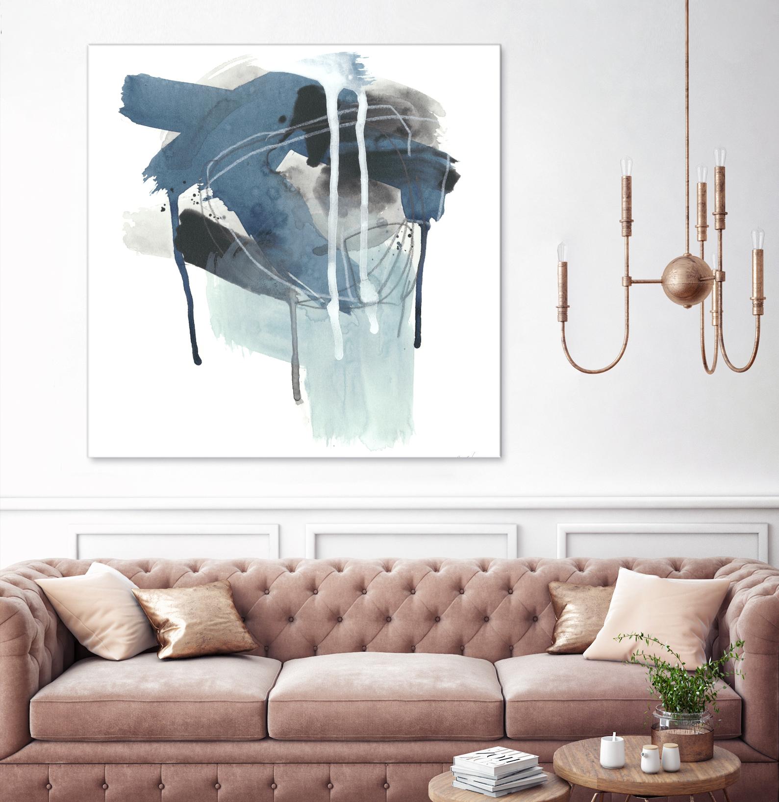 Incidental Indigo III by June Erica Vess on GIANT ART - blue abstract