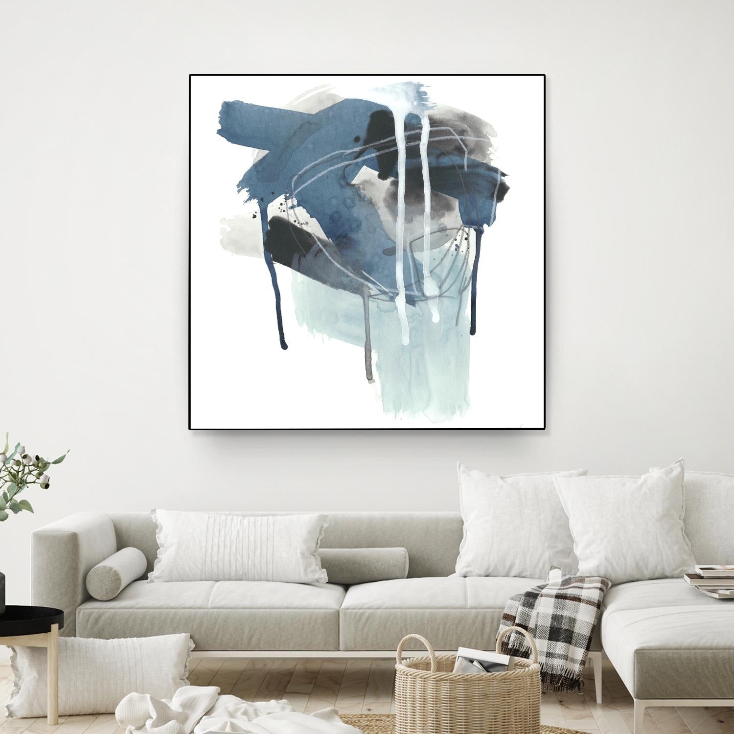 Incidental Indigo III by June Erica Vess on GIANT ART - blue abstract