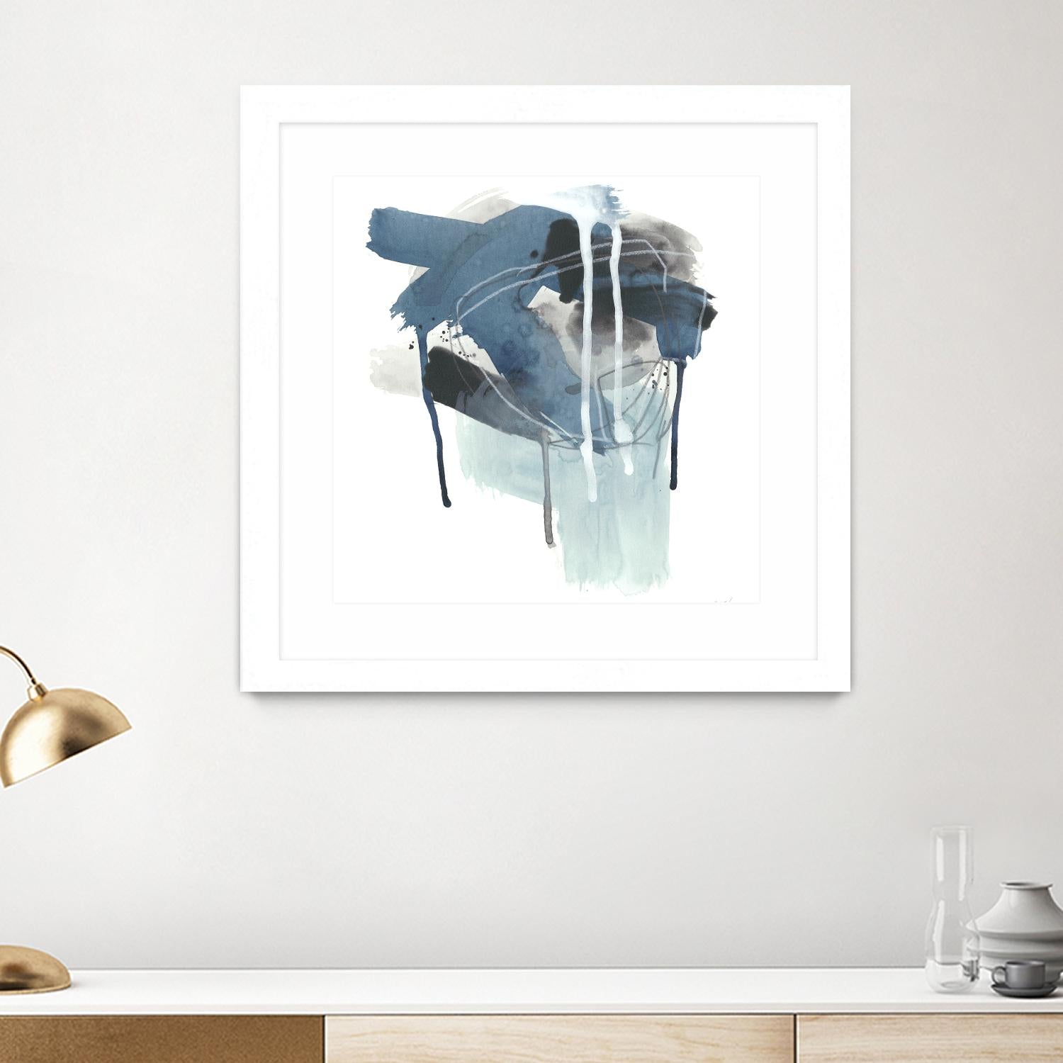 Incidental Indigo III by June Erica Vess on GIANT ART - blue abstract