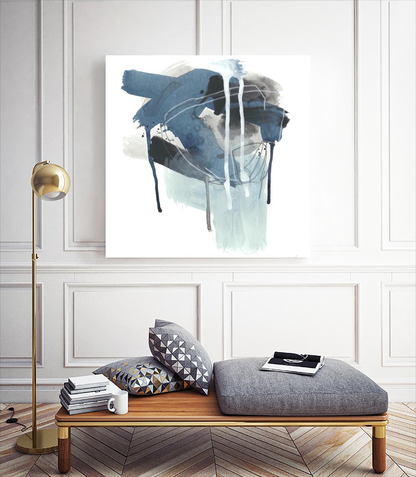 Incidental Indigo III by June Erica Vess on GIANT ART - blue abstract