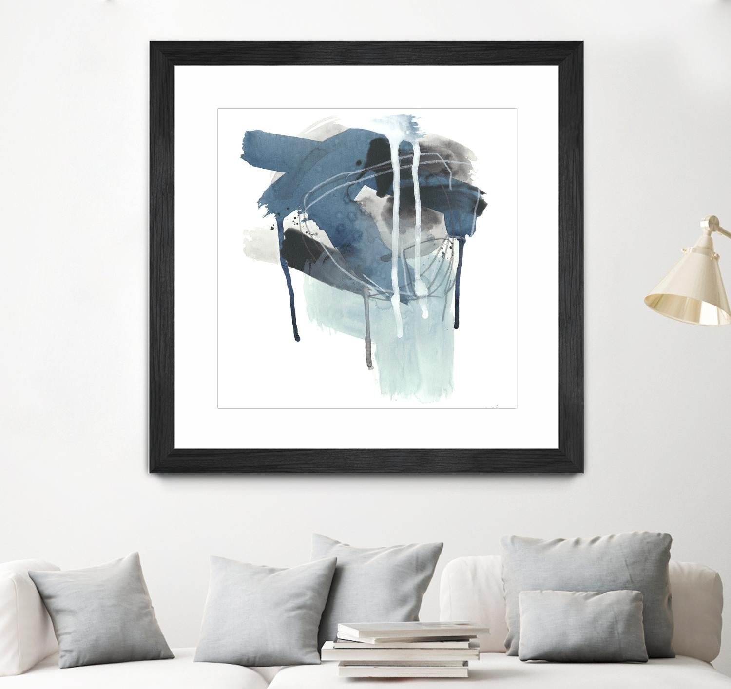 Incidental Indigo III by June Erica Vess on GIANT ART - blue abstract