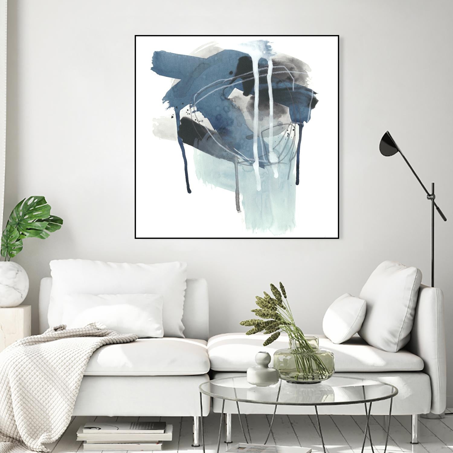 Incidental Indigo III by June Erica Vess on GIANT ART - blue abstract