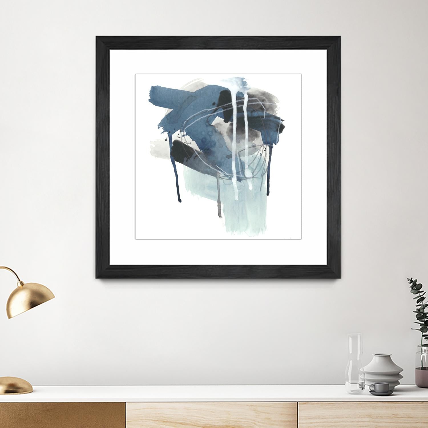 Incidental Indigo III by June Erica Vess on GIANT ART - blue abstract