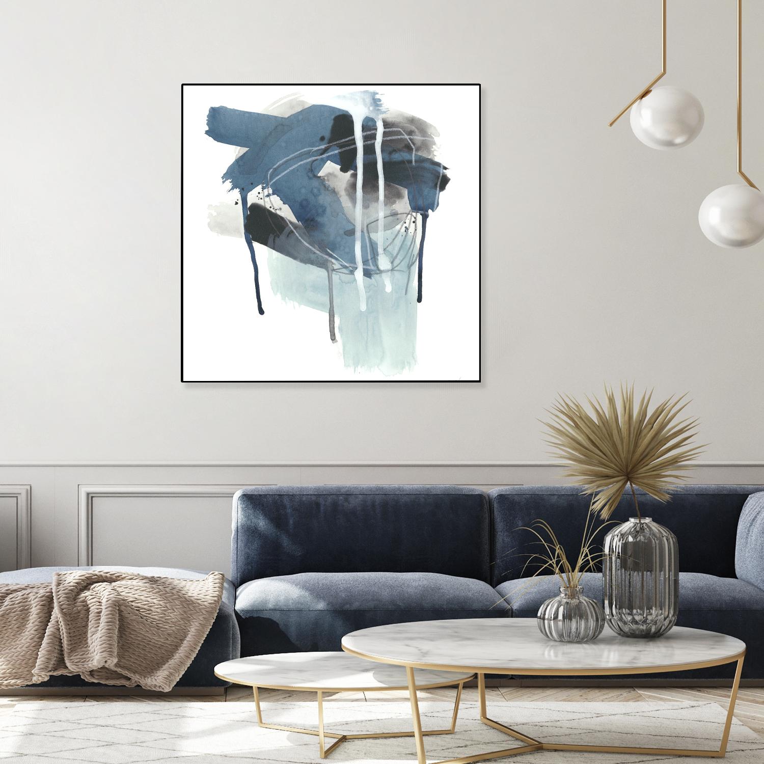 Incidental Indigo III by June Erica Vess on GIANT ART - blue abstract