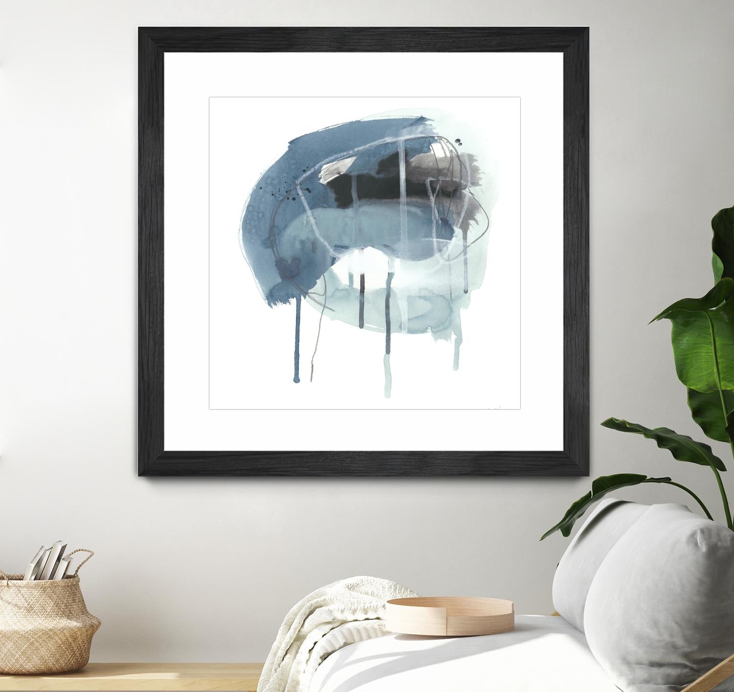 Incidental Indigo IV by June Erica Vess on GIANT ART - blue abstract