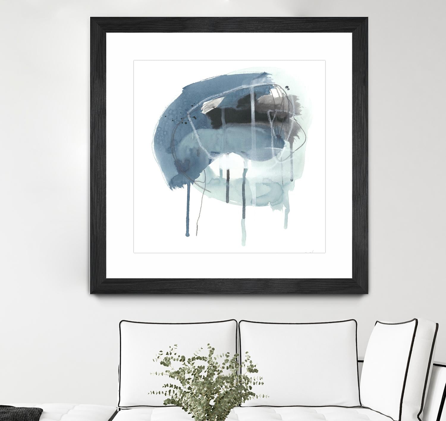 Incidental Indigo IV by June Erica Vess on GIANT ART - blue abstract