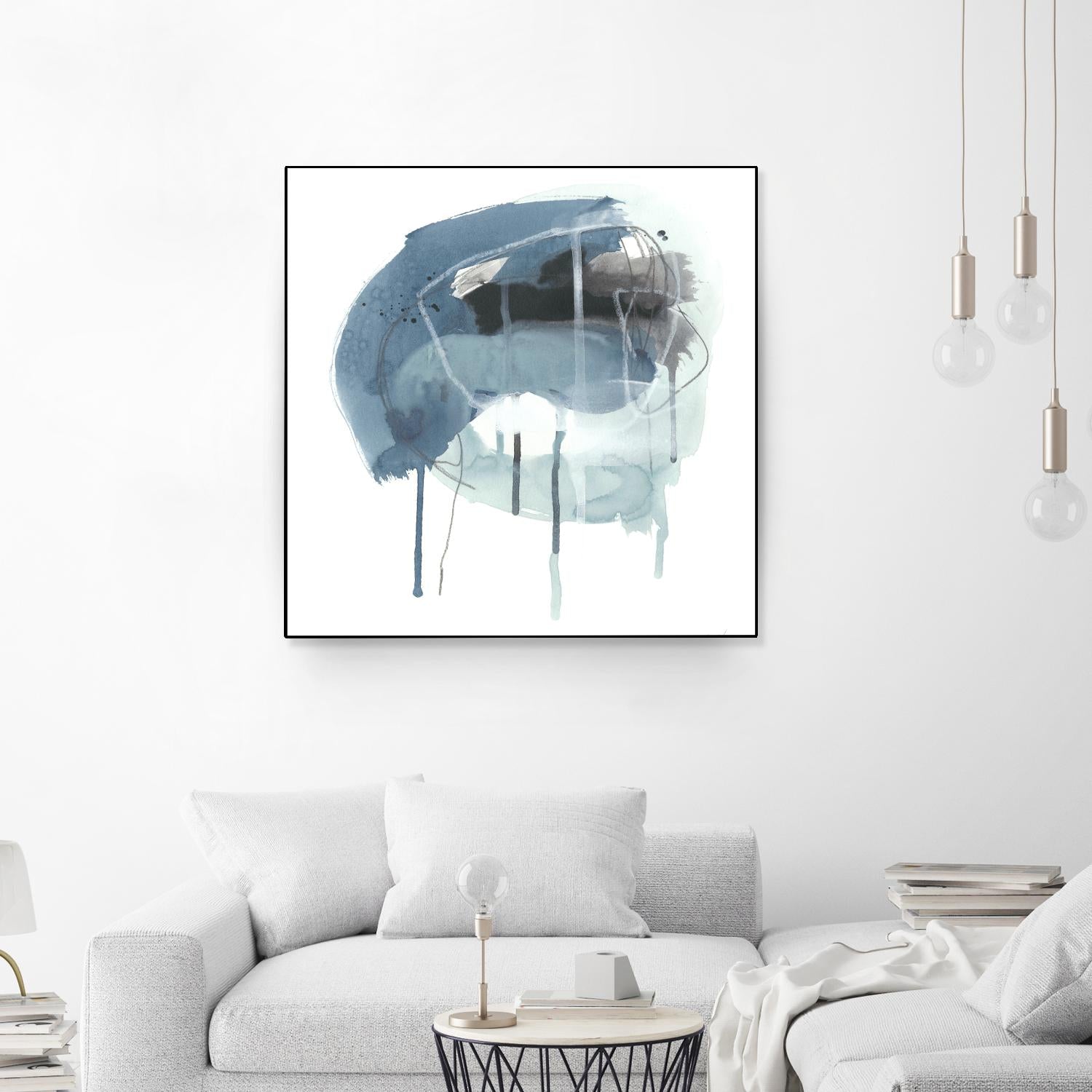 Incidental Indigo IV by June Erica Vess on GIANT ART - blue abstract