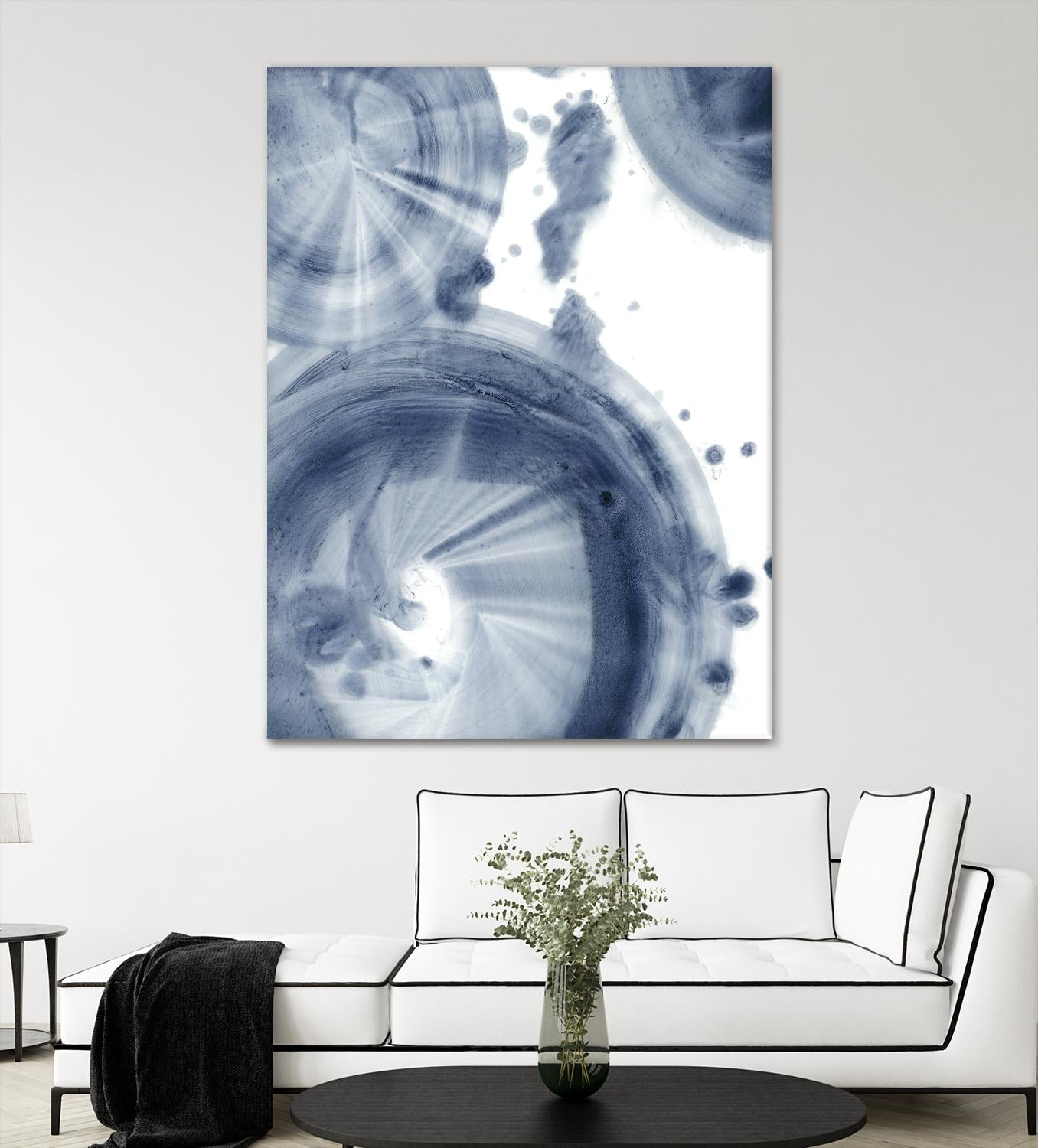 Quasars III by Ethan Harper on GIANT ART - blue abstract