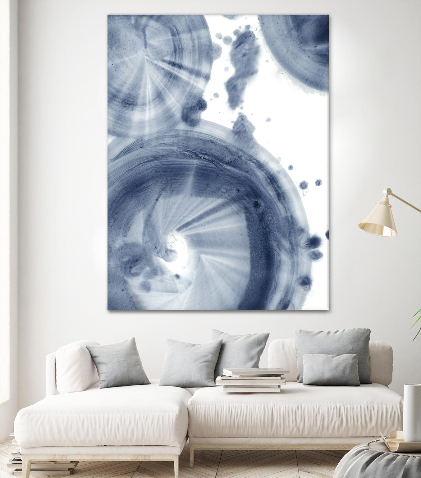 Quasars III by Ethan Harper on GIANT ART - blue abstract