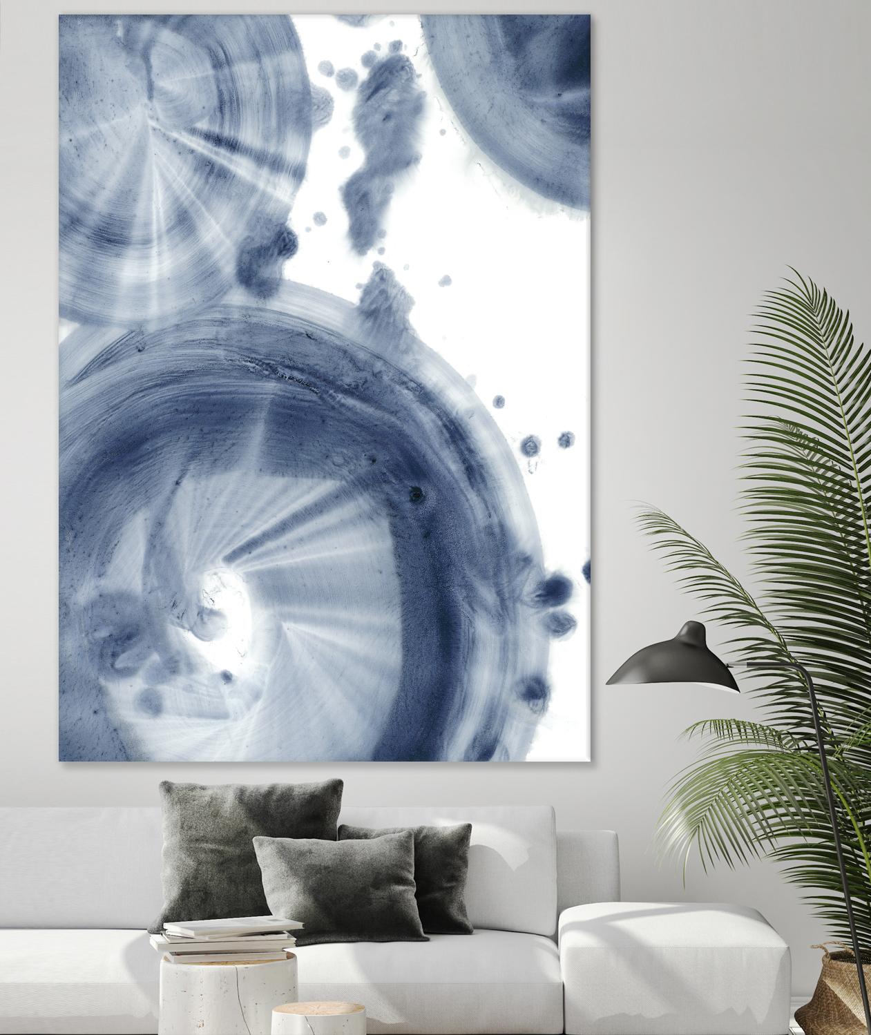 Quasars III by Ethan Harper on GIANT ART - blue abstract