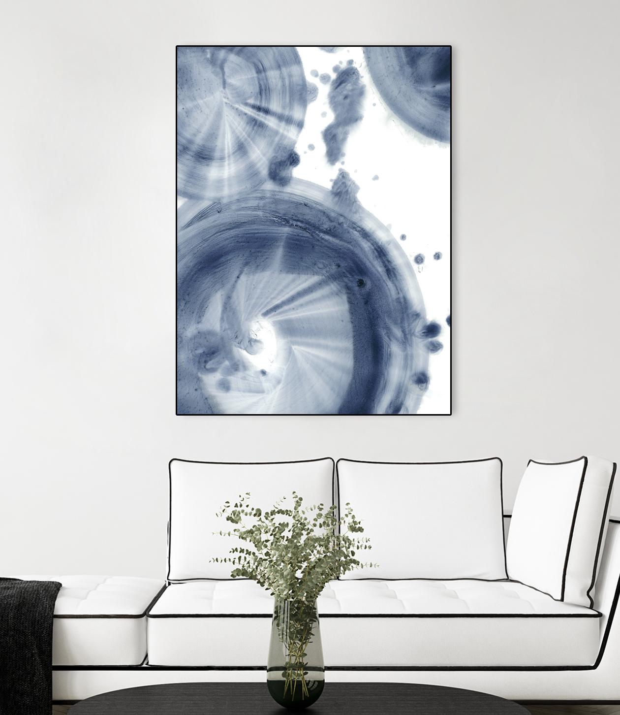 Quasars III by Ethan Harper on GIANT ART - blue abstract