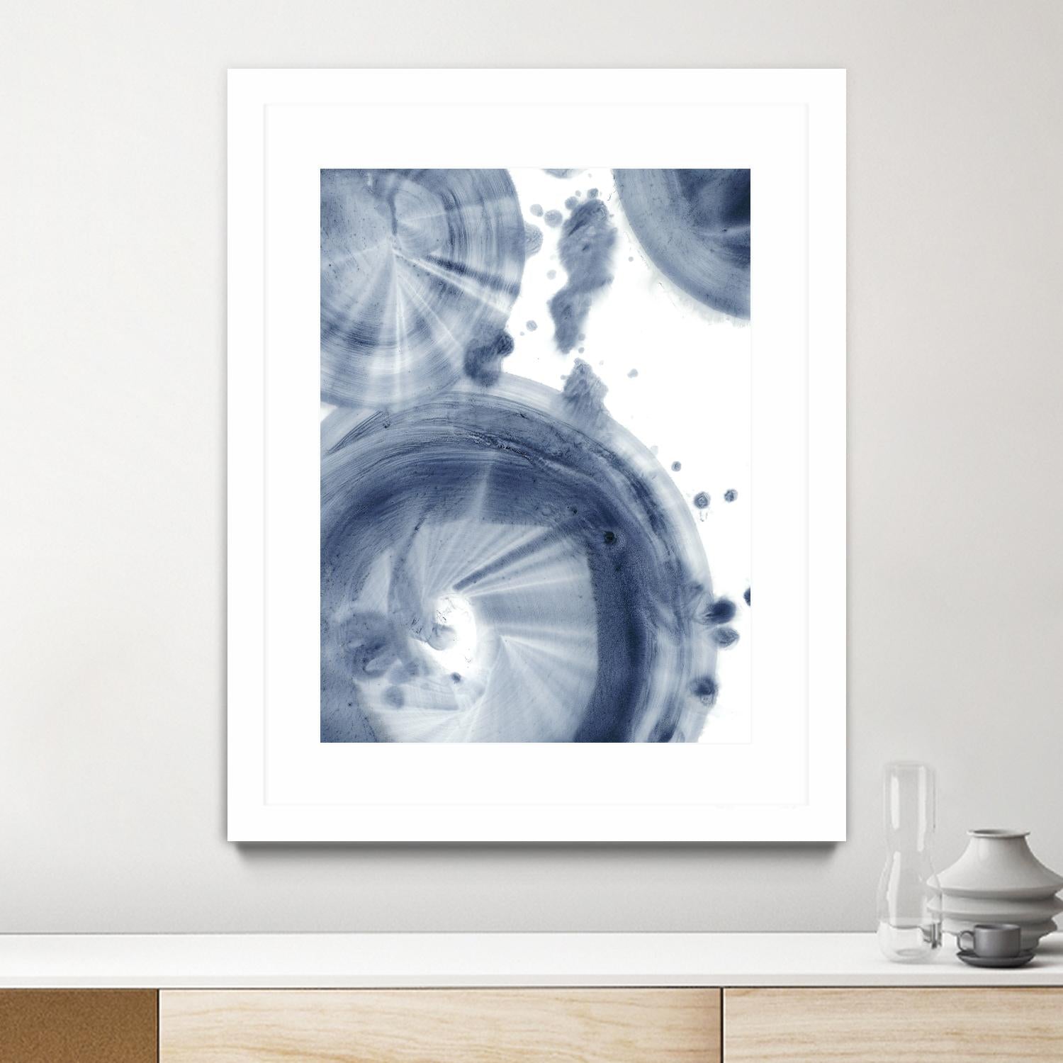 Quasars III by Ethan Harper on GIANT ART - blue abstract