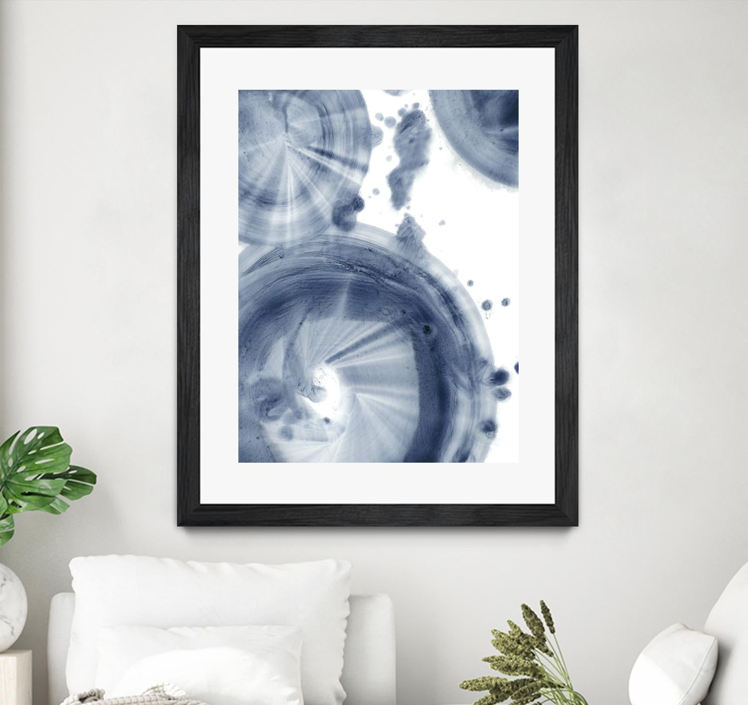 Quasars III by Ethan Harper on GIANT ART - blue abstract