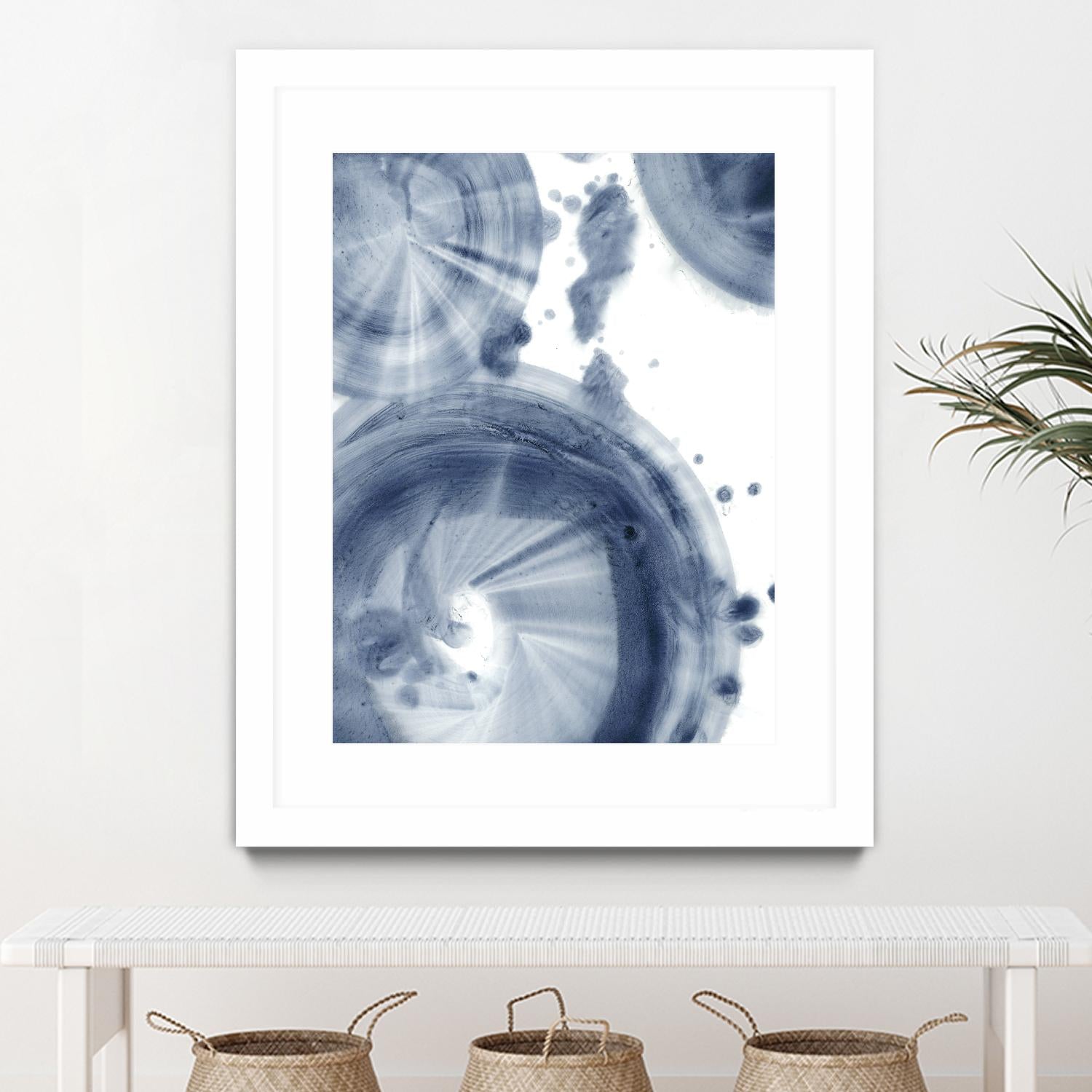 Quasars III by Ethan Harper on GIANT ART - blue abstract