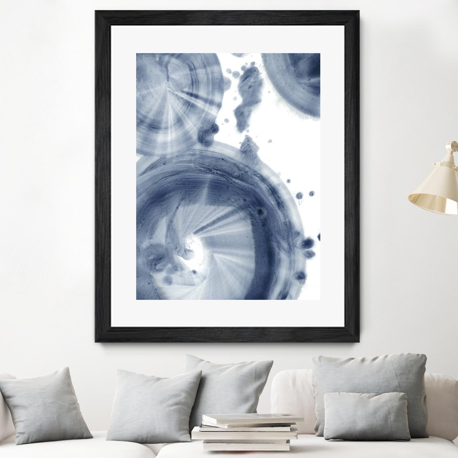 Quasars III by Ethan Harper on GIANT ART - blue abstract