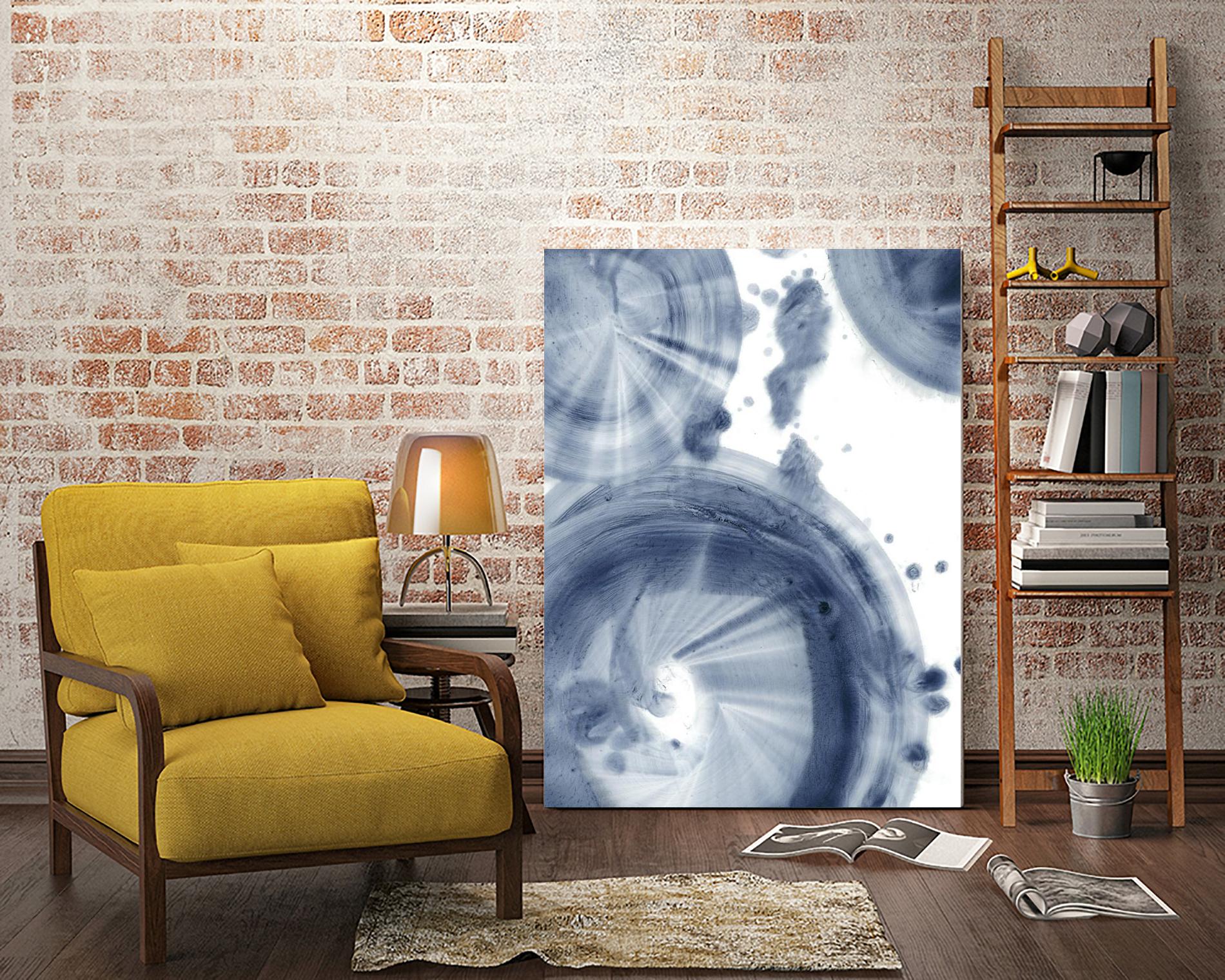 Quasars III by Ethan Harper on GIANT ART - blue abstract