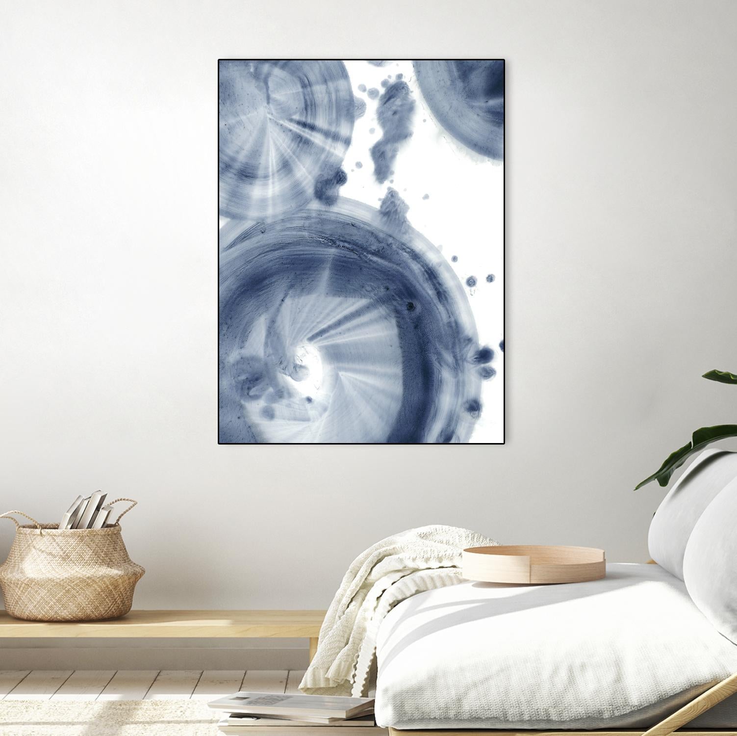 Quasars III by Ethan Harper on GIANT ART - blue abstract