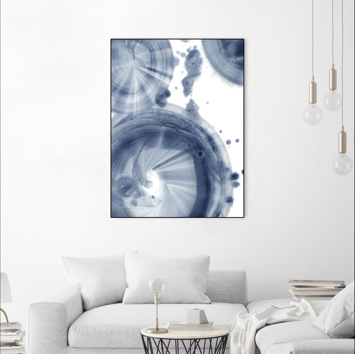 Quasars III by Ethan Harper on GIANT ART - blue abstract